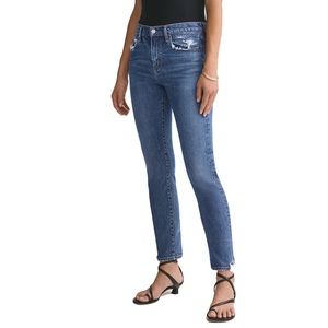 Agolde Toni Mid Rise Straight Jeans
